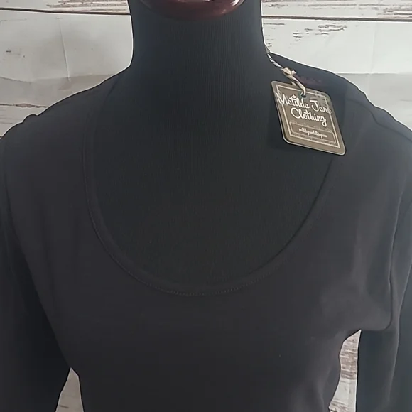 Matilda Jane Black 3/4 sleeve Dress - Picture 2 of 4